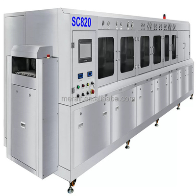 La macchina d'imballaggio di pulizia di spruzzo a semiconduttore SC820 con 28 pc spruzza i coni retinici e lungamente lava modulare