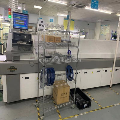 Carretto all'ingrosso del carrello dello scaffale della scaffalatura di stoccaggio della bobina del PWB di SMT ESD SMD del acciaio al carbonio della fabbrica