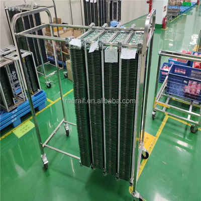 carrello del carretto dello scaffale di rivista di stoccaggio del PWB dei piatti del PWB di ESD