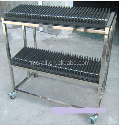 Carrello del carretto di stoccaggio dell'alimentatore di Fuji del carretto dell'alimentatore dello smt del carrello dell'alimentatore di Fuji cp4