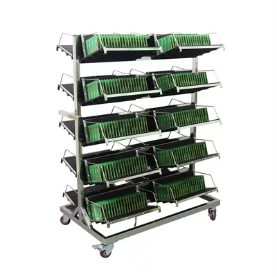 SMT Anti-statico ESD Magazine Rack Anti-statico PCB magazine rack per PCB assembly line pick and place machine