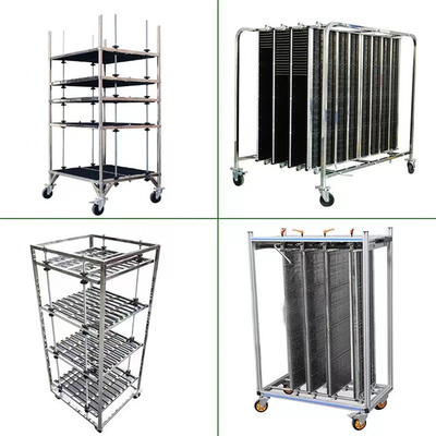 SMT Anti-statico ESD Magazine Rack Anti-statico PCB magazine rack per PCB assembly line pick and place machine
